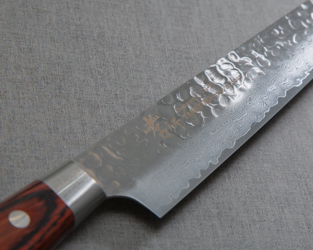 33 Layer Hammered Damascus Sujihiki 240mm 筋引 ダマスカス33層槌目