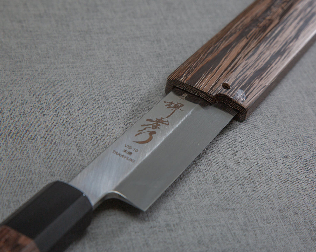 VG-10 Honyaki Shoryu Yanagiba 270mm 正夫 VG10本焼昇龍鞘ピン付