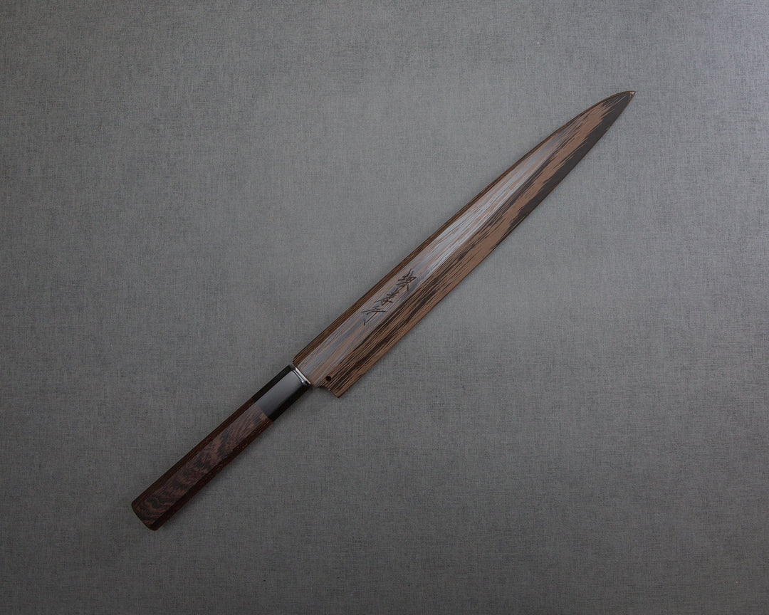 VG-10 Honyaki Shoryu Yanagiba 270mm 正夫 VG10本焼昇龍鞘ピン付