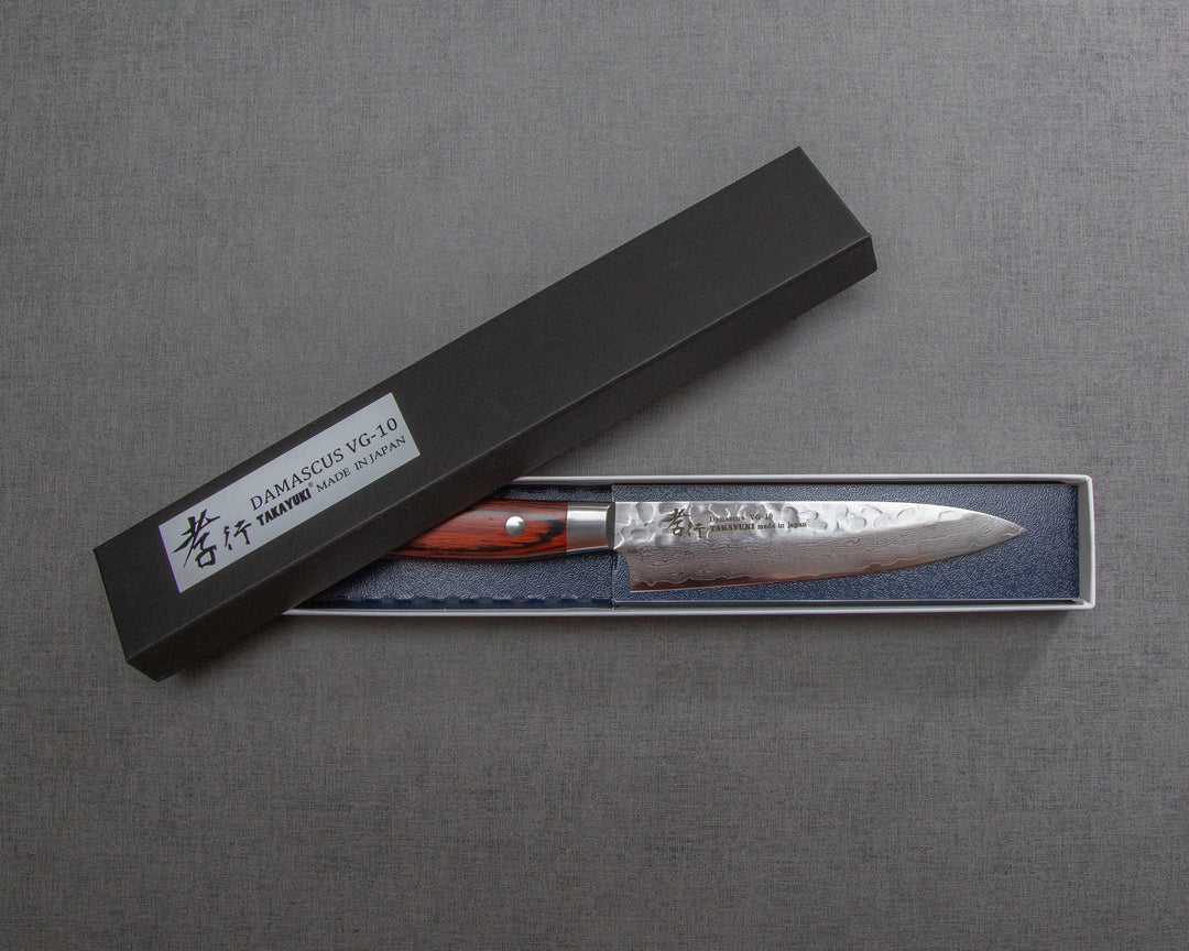33 Layer Hammered Damascus Petty knife 150mmペテナイフ ダマスカス33層槌目